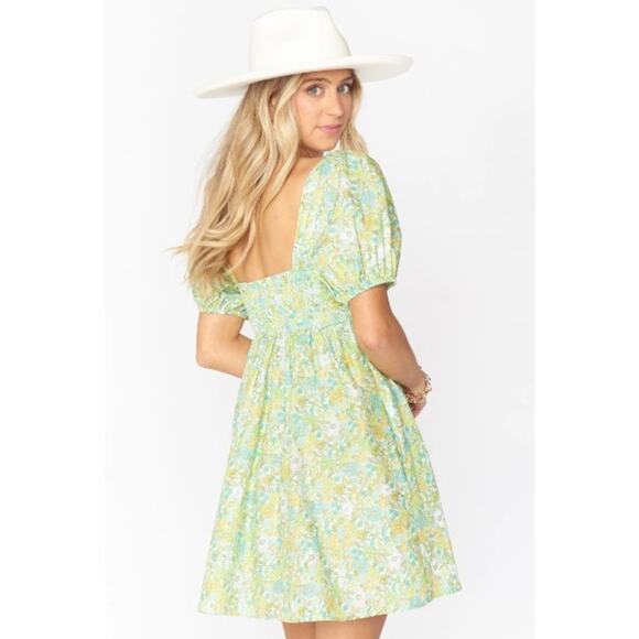 Show Me Your Mumu Dress Womens Large Smitten Babydoll Lucky Meadow Floral NWT - Picture 2 of 7